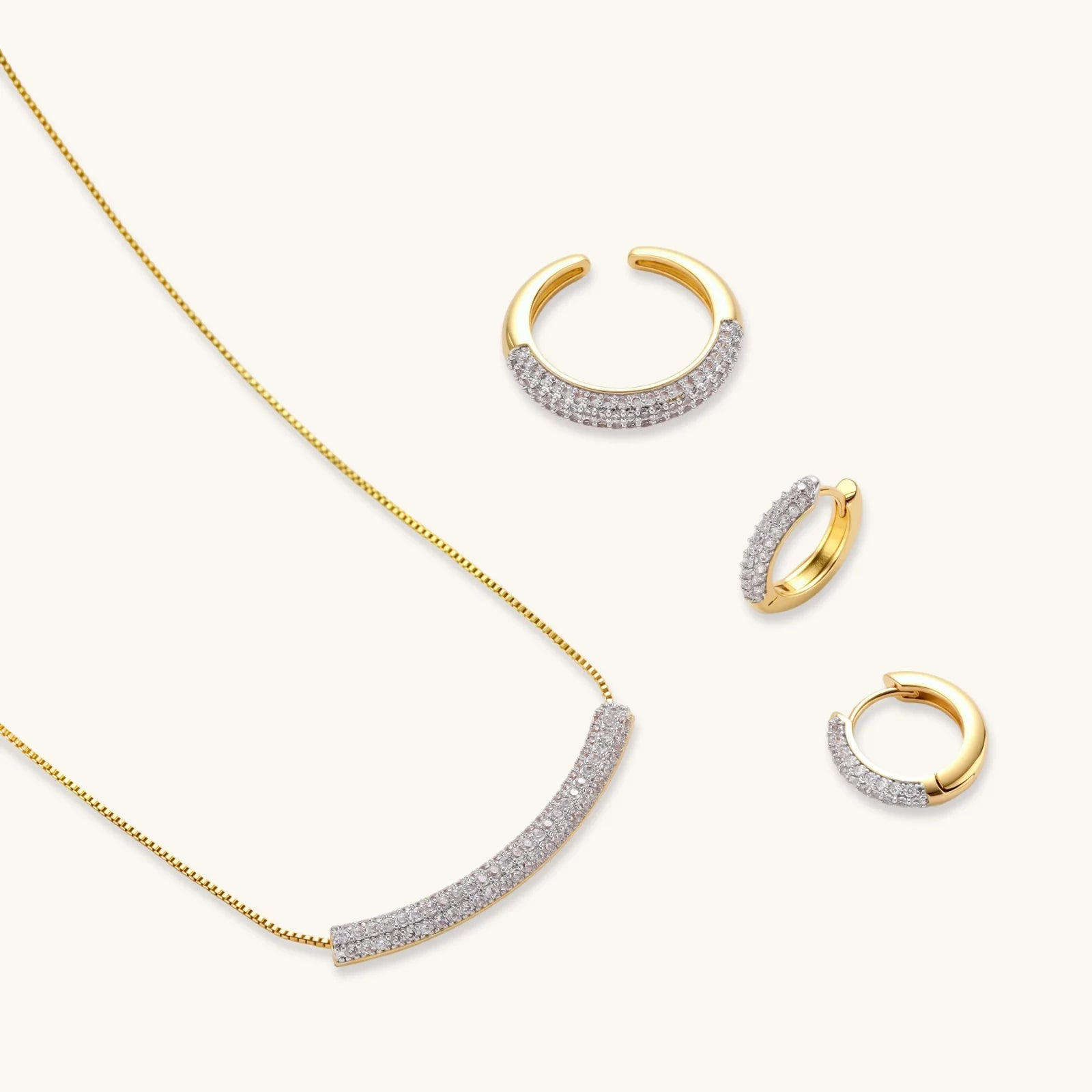 Halbmond Glanz Set