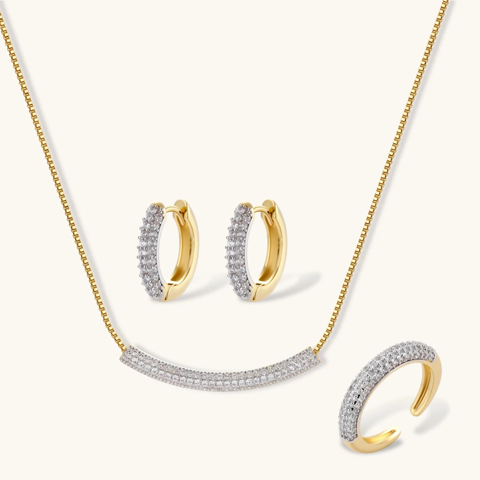 Halbmond Glanz Set