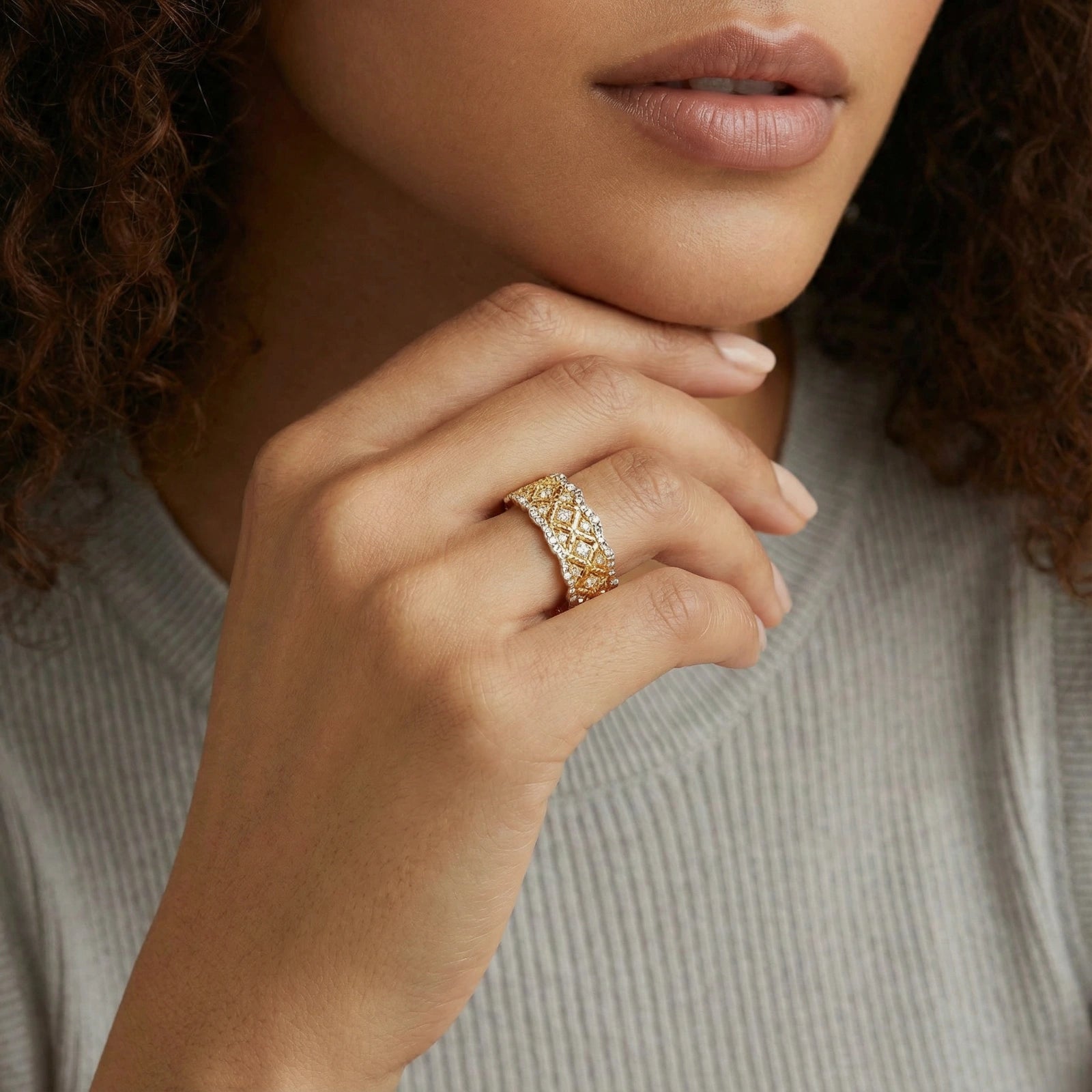 Gitter Luxe Ring by LOLITA FOREVER